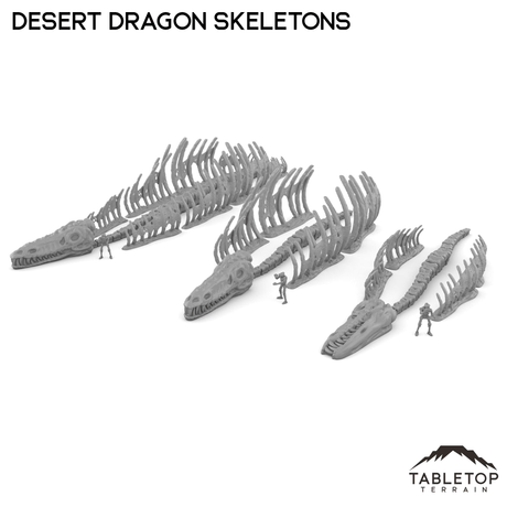 Tabletop Terrain Terrain Desert Dragon Skeletons