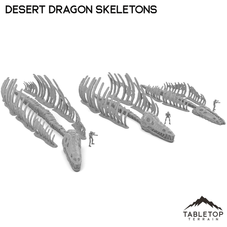 Tabletop Terrain Terrain Desert Dragon Skeletons