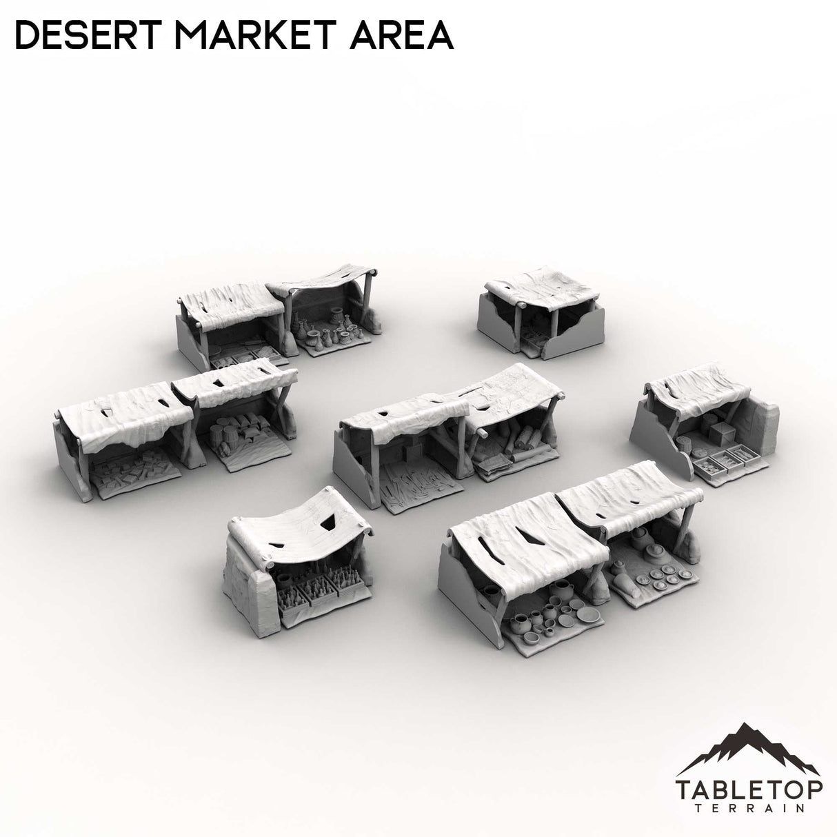 Tabletop Terrain Terrain Desert Market Area
