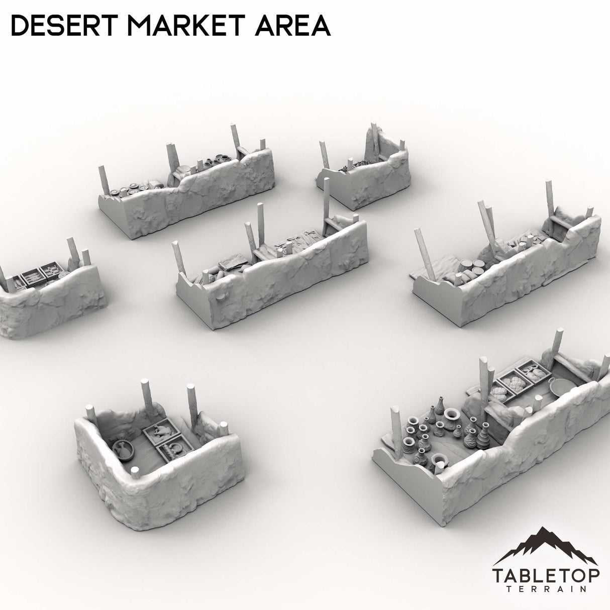 Tabletop Terrain Terrain Desert Market Area