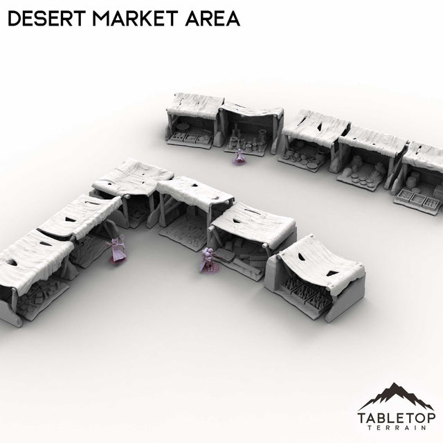 Tabletop Terrain Terrain Desert Market Area