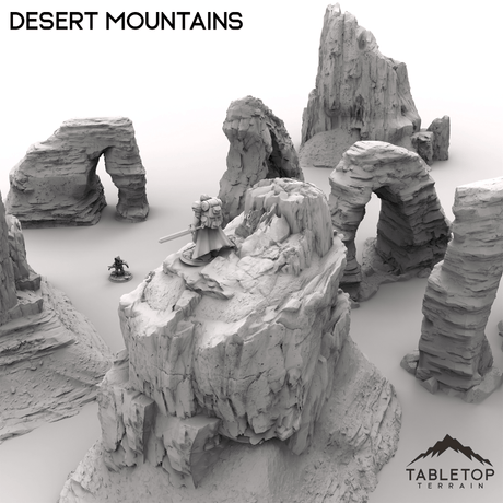 Tabletop Terrain Terrain Desert Mountains