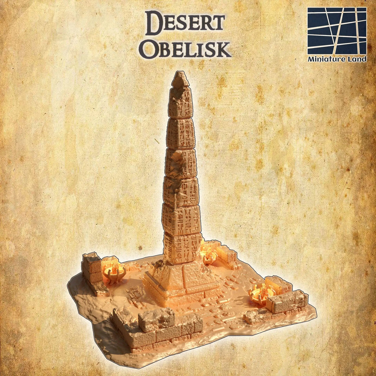 Tabletop Terrain Terrain Desert Obelisk