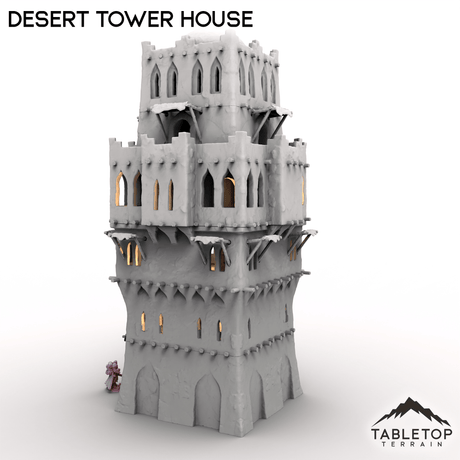Tabletop Terrain Terrain Desert Tower House