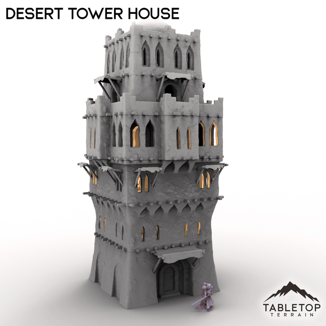Tabletop Terrain Terrain Desert Tower House