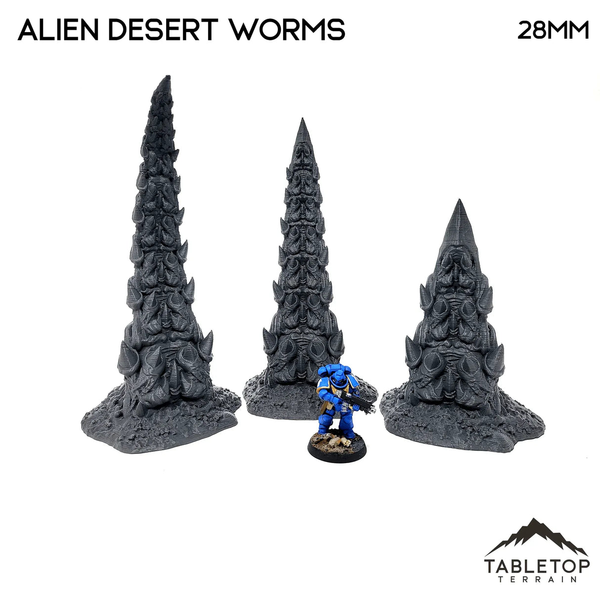 Tabletop Terrain Terrain Desert Worms - Star Wars Legion Scatter Terrain