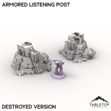 Tabletop Terrain Terrain Destroyed / 32mm Armored Listening Post