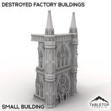 Tabletop Terrain Terrain Destroyed Factory Buildings