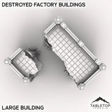 Tabletop Terrain Terrain Destroyed Factory Buildings