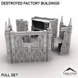 Tabletop Terrain Terrain Destroyed Factory Buildings