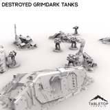 Tabletop Terrain Terrain Destroyed Grimdark Tanks