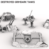 Tabletop Terrain Terrain Destroyed Grimdark Tanks