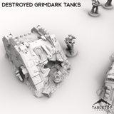 Tabletop Terrain Terrain Destroyed Grimdark Tanks