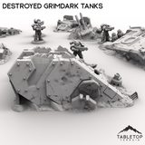 Tabletop Terrain Terrain Destroyed Grimdark Tanks