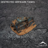 Tabletop Terrain Terrain Destroyed Grimdark Tanks