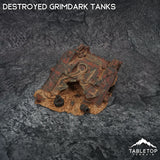 Tabletop Terrain Terrain Destroyed Grimdark Tanks
