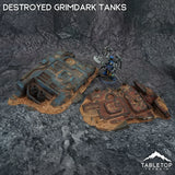 Tabletop Terrain Terrain Destroyed Grimdark Tanks