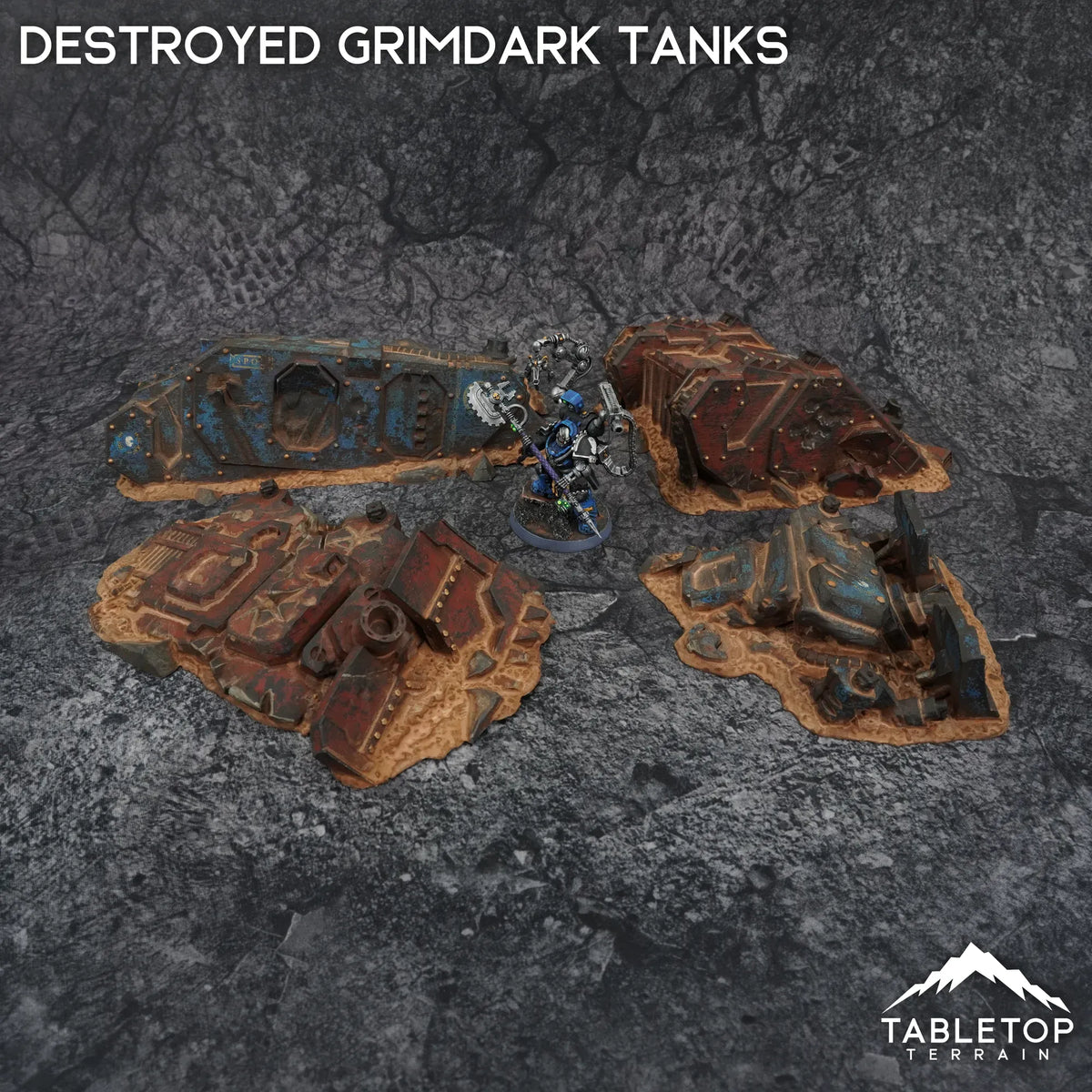 Tabletop Terrain Terrain Destroyed Grimdark Tanks