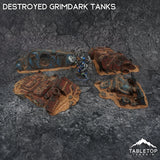 Tabletop Terrain Terrain Destroyed Grimdark Tanks