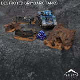 Tabletop Terrain Terrain Destroyed Grimdark Tanks