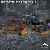 Tabletop Terrain Terrain Destroyed Grimdark Tanks