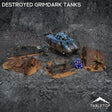 Tabletop Terrain Terrain Destroyed Grimdark Tanks