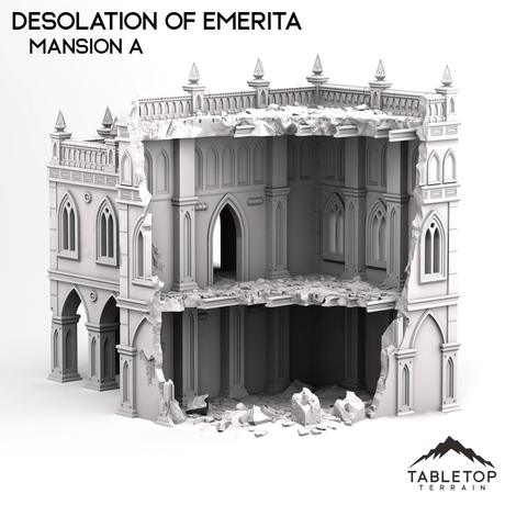 Tabletop Terrain Terrain Destroyed Mansions - The Desolation of Emerita