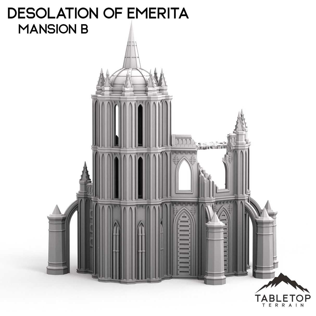 Tabletop Terrain Terrain Destroyed Mansions - The Desolation of Emerita