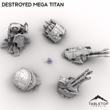 Tabletop Terrain Terrain Destroyed Mega Titan