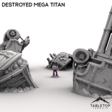 Tabletop Terrain Terrain Destroyed Mega Titan