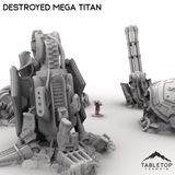 Tabletop Terrain Terrain Destroyed Mega Titan