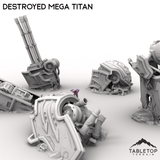 Tabletop Terrain Terrain Destroyed Mega Titan