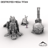 Tabletop Terrain Terrain Destroyed Mega Titan