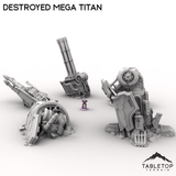 Tabletop Terrain Terrain Destroyed Mega Titan