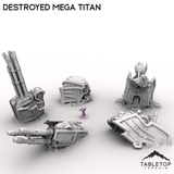 Tabletop Terrain Terrain Destroyed Mega Titan