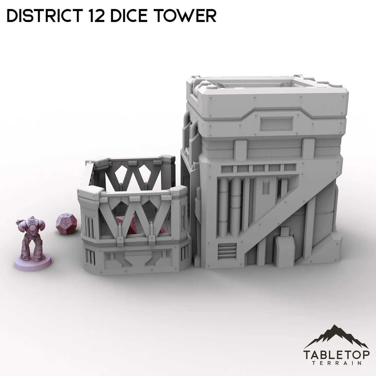 Tabletop Terrain Terrain District 12 Dice Tower