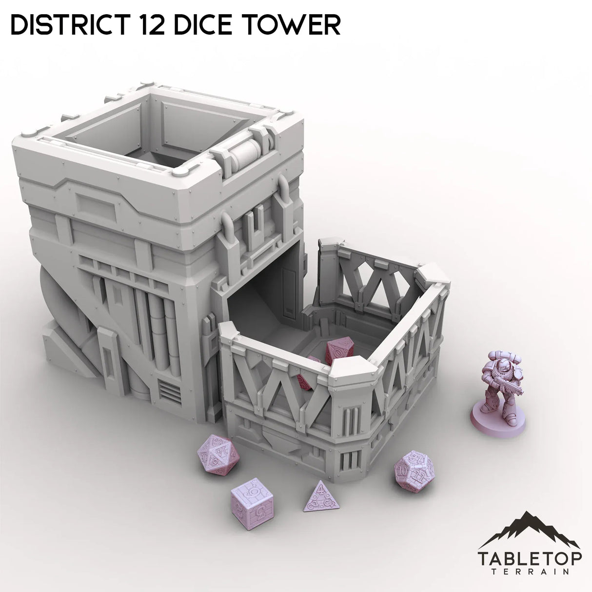 Tabletop Terrain Terrain District 12 Dice Tower
