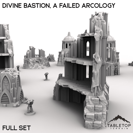 Tabletop Terrain Terrain Divine Bastion, a Failed Arcology