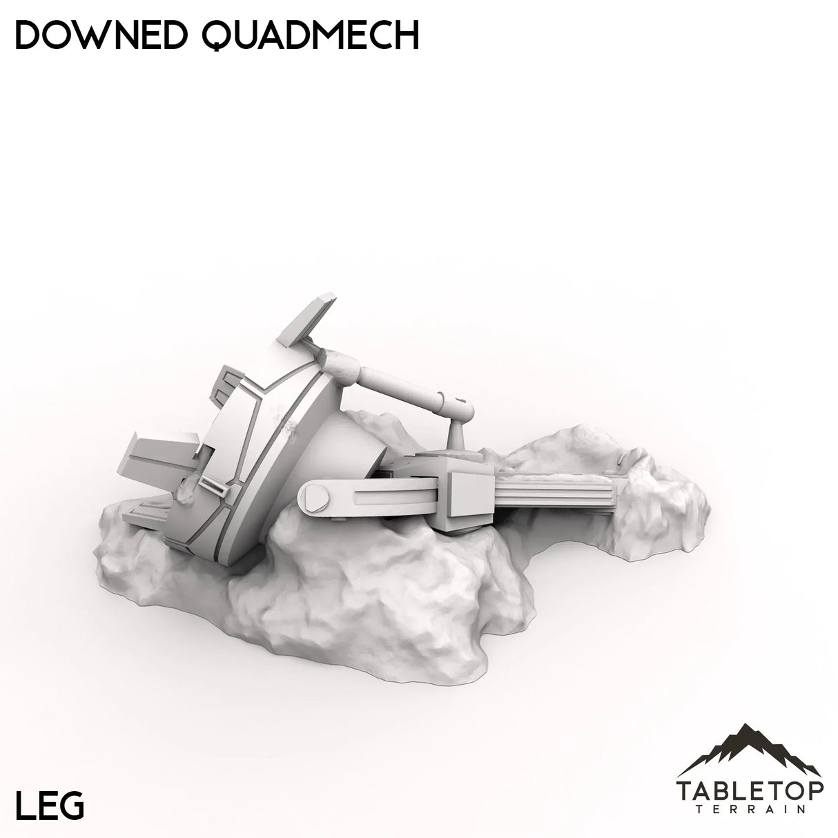 Tabletop Terrain Terrain Downed Quadmech