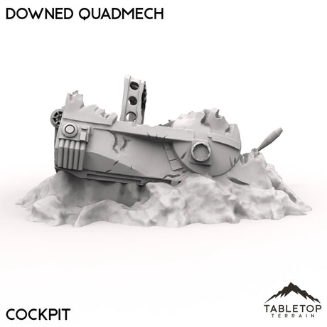 Tabletop Terrain Terrain Downed Quadmech
