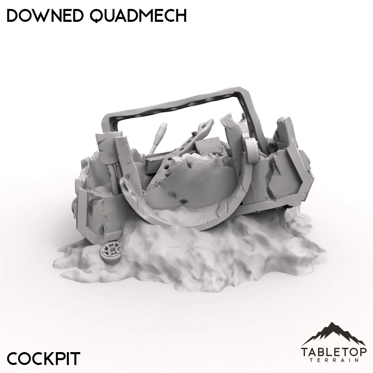 Tabletop Terrain Terrain Downed Quadmech