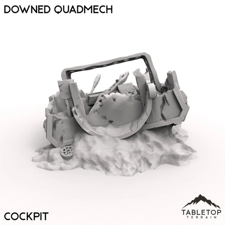 Tabletop Terrain Terrain Downed Quadmech