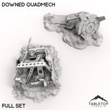 Tabletop Terrain Terrain Downed Quadmech