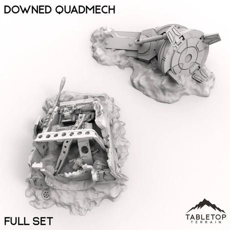 Tabletop Terrain Terrain Downed Quadmech