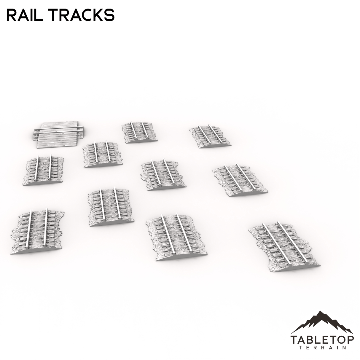 Tabletop Terrain Terrain Dreadwood Rail Set