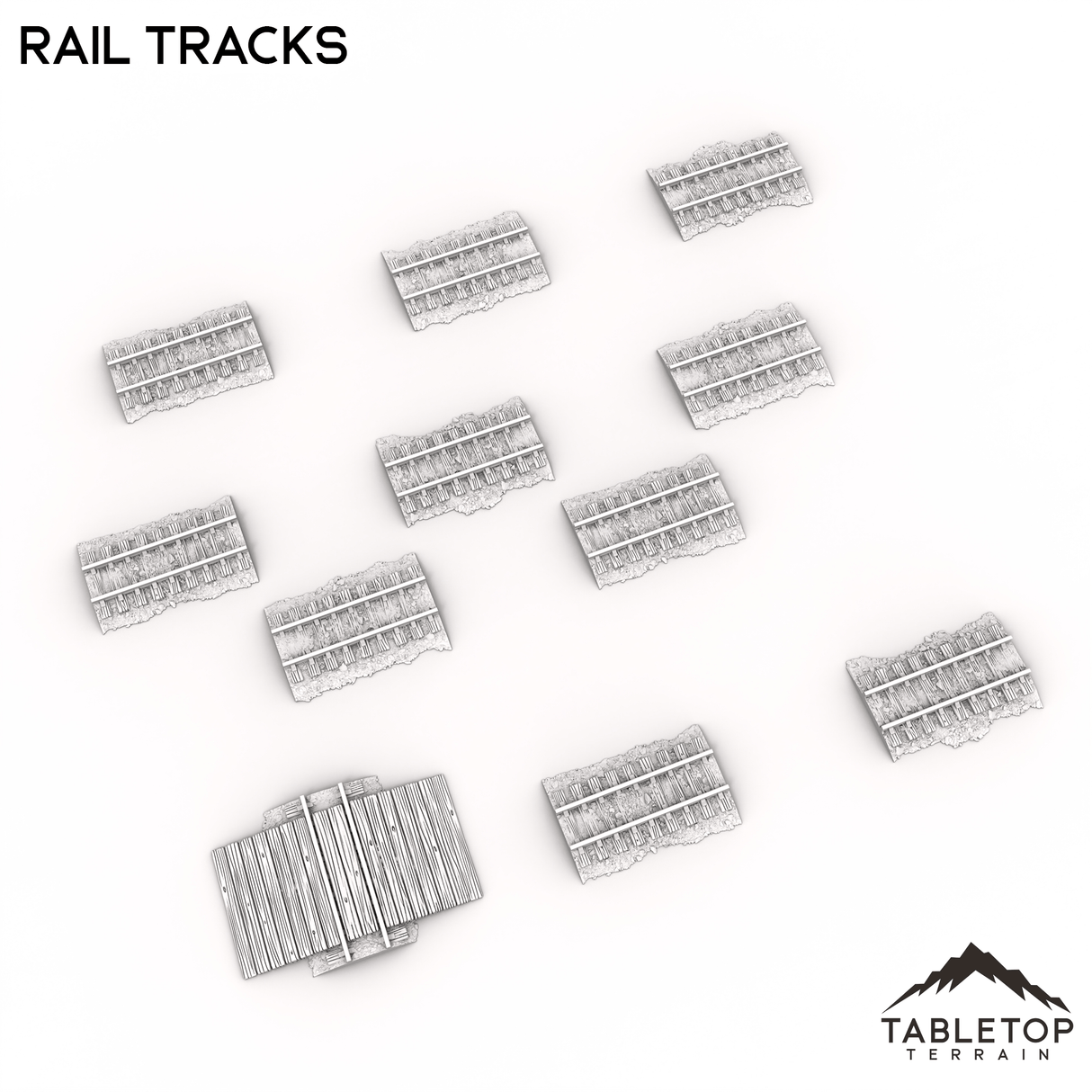 Tabletop Terrain Terrain Dreadwood Rail Set