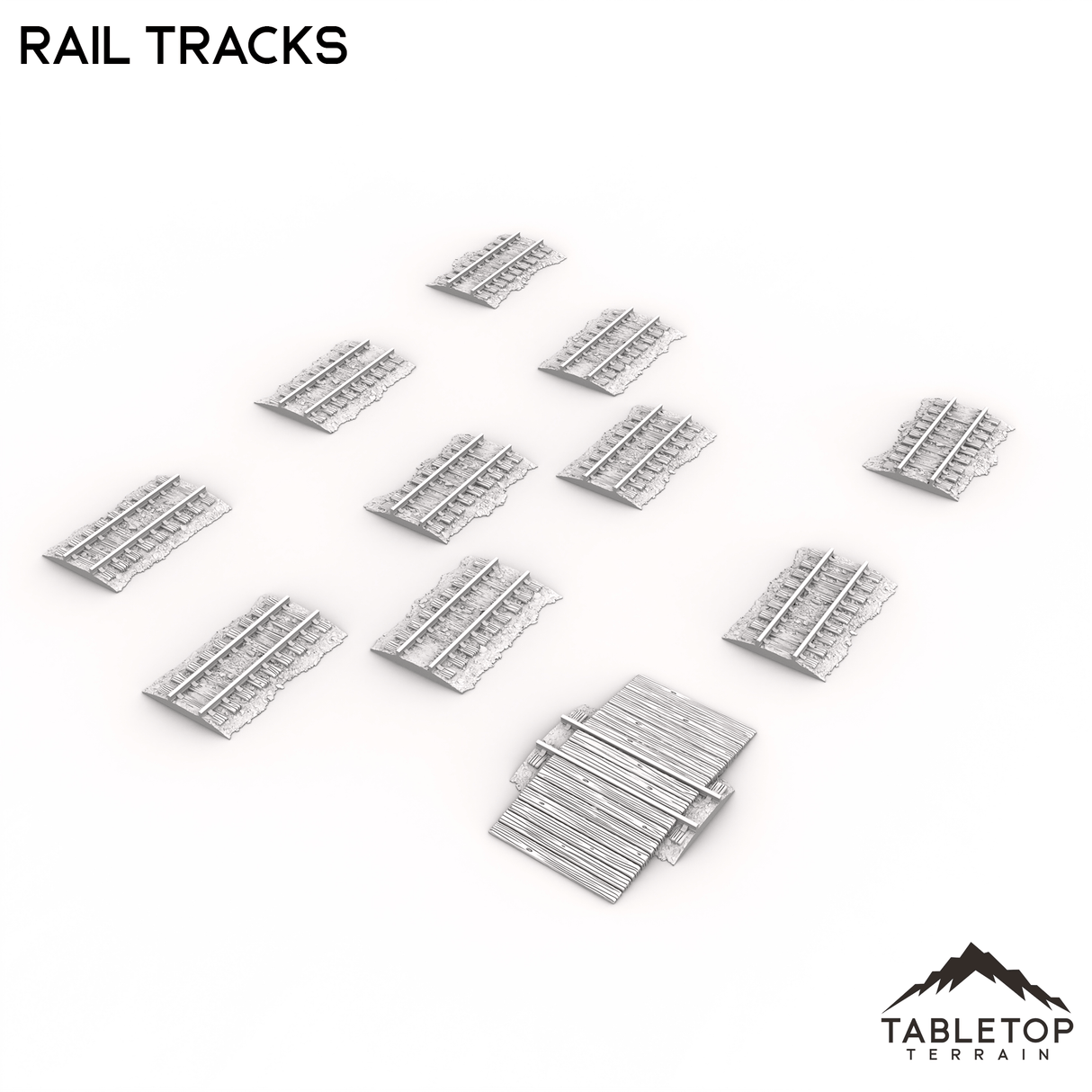 Tabletop Terrain Terrain Dreadwood Rail Set