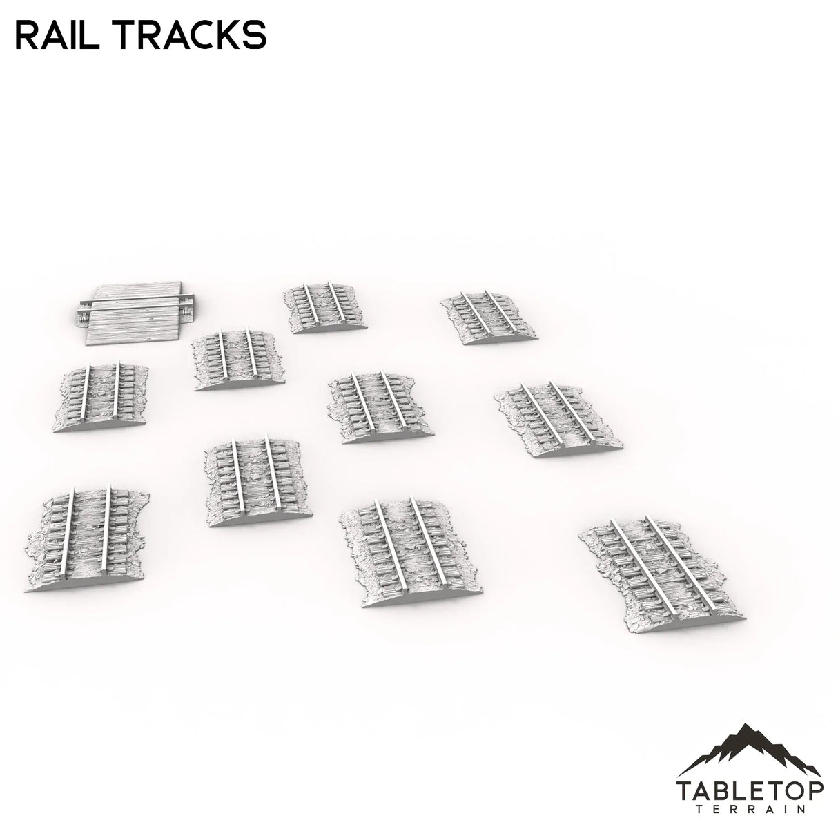 Tabletop Terrain Terrain Dreadwood Rail Set