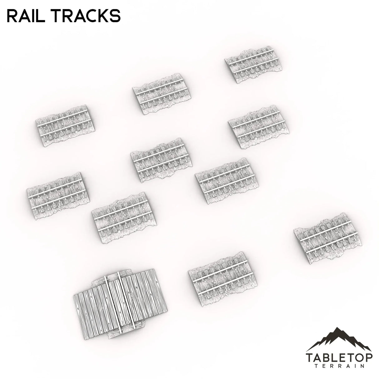 Tabletop Terrain Terrain Dreadwood Rail Set