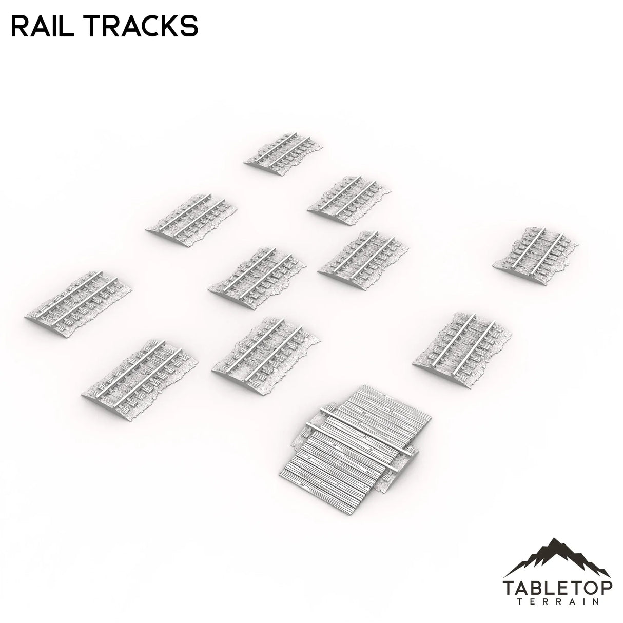 Tabletop Terrain Terrain Dreadwood Rail Set